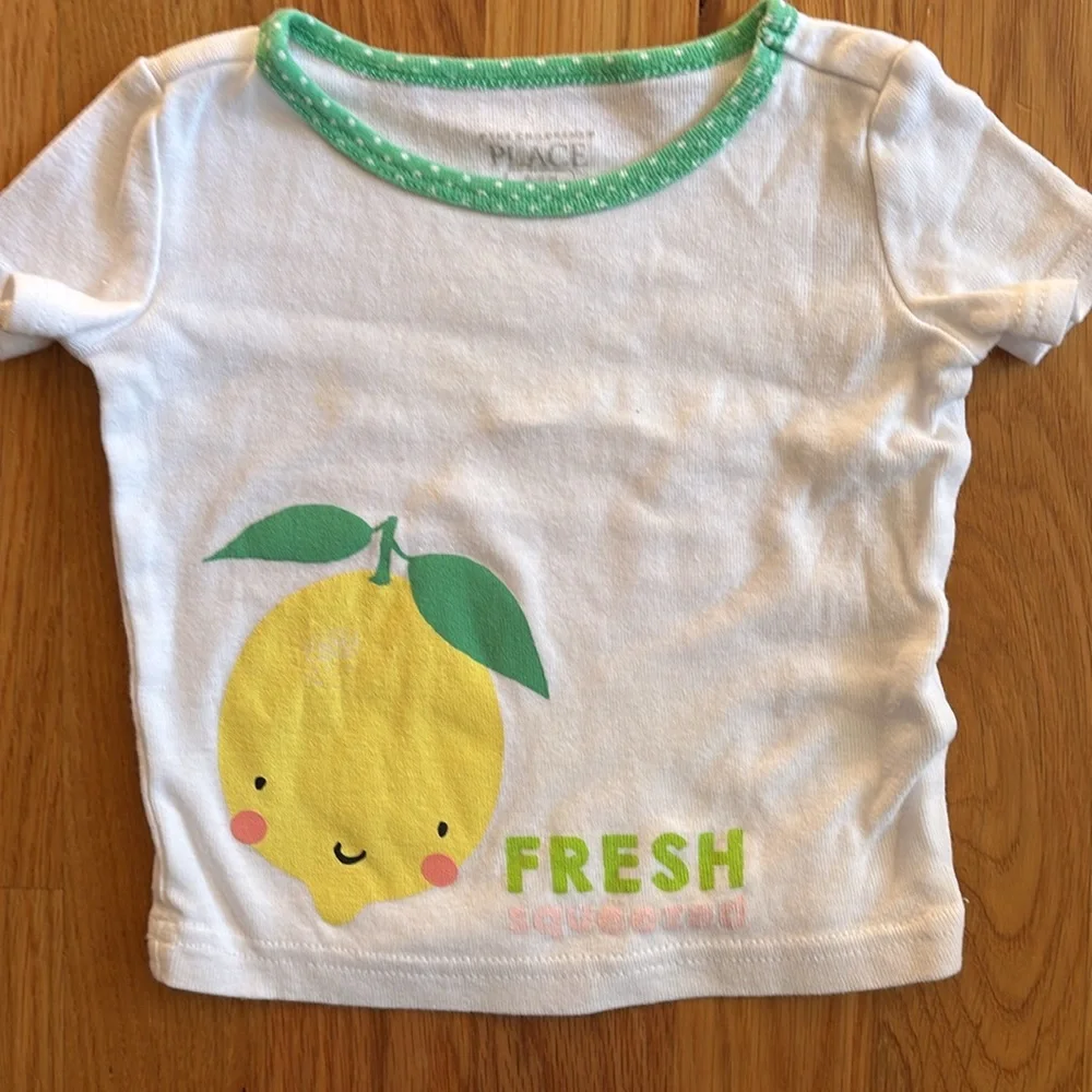 6-9M The Children’s Place Lemon Pajamas
